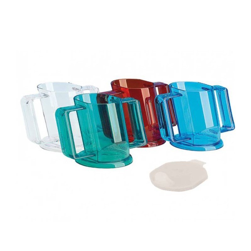 Sundo Handycup Drinking Cup Blue with Tea Spout