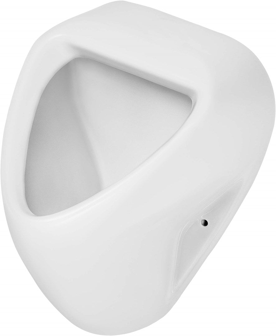 Hanging urinal - water connection from the back
