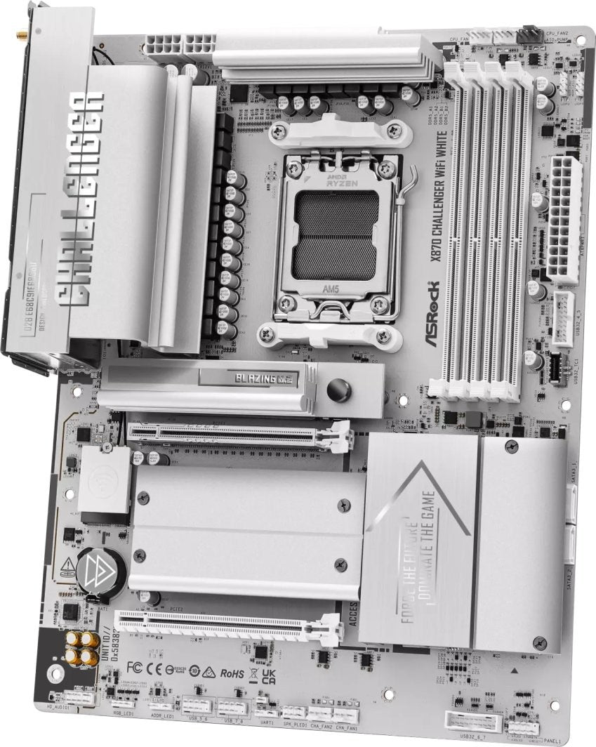 Asrock X870 CHALLENGER WIFI WHITE motherboard