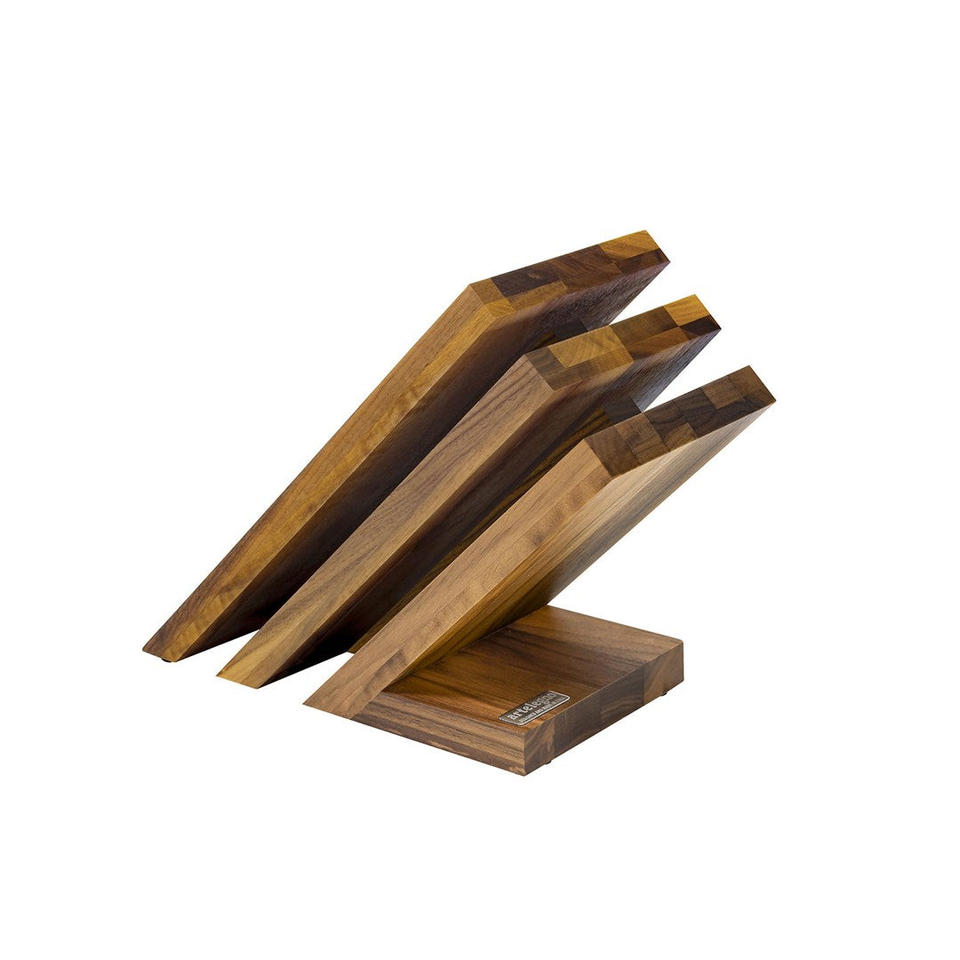Artelegno Venezia 3-Piece Magnetic Knife Block Walnut