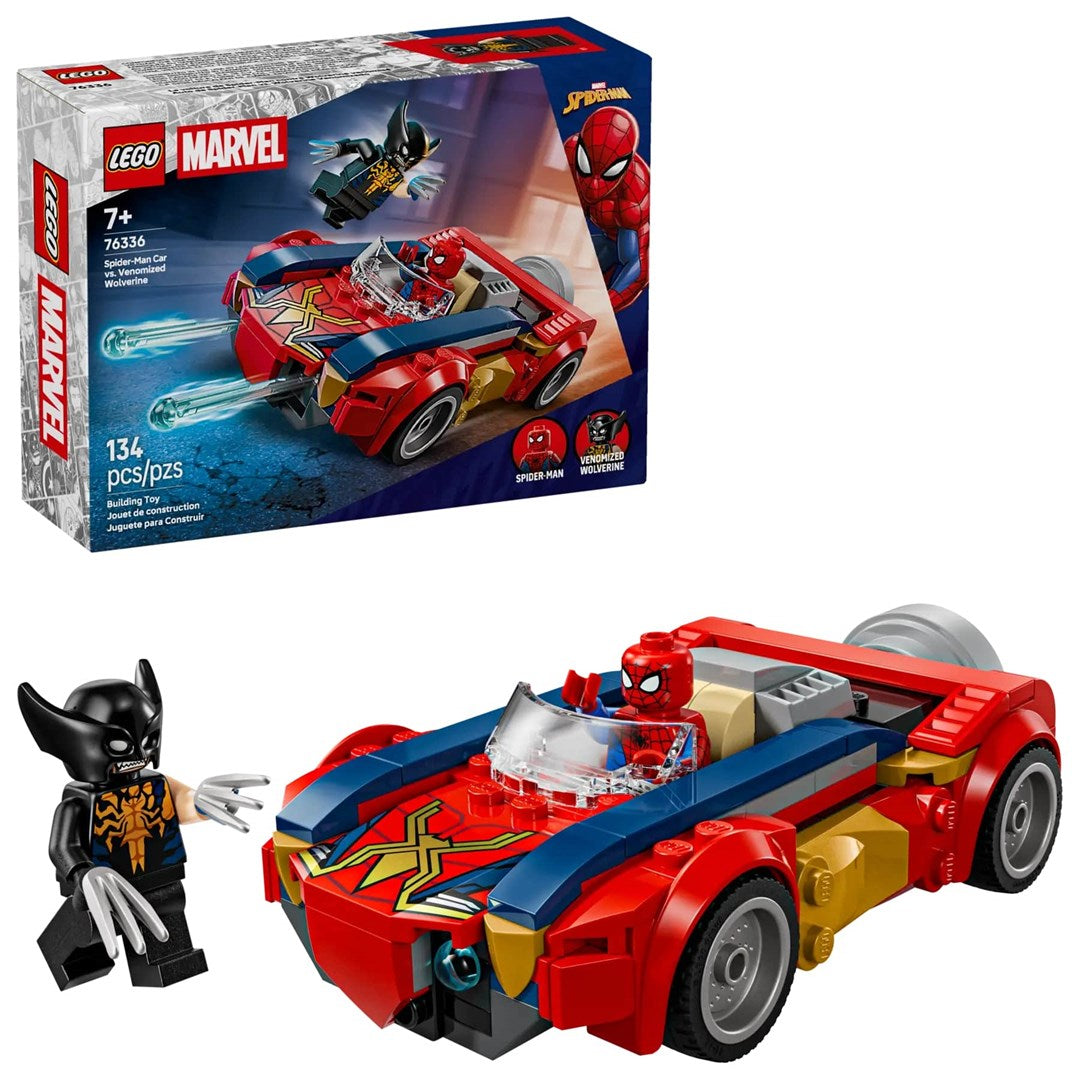LEGO MARVEL Spider-Man Car vs. Venomized Wolverine 76336