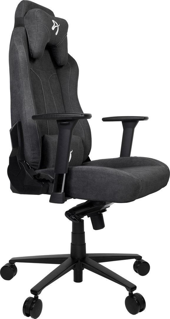 Gaming chair fabric upholstery Arozzi Grey