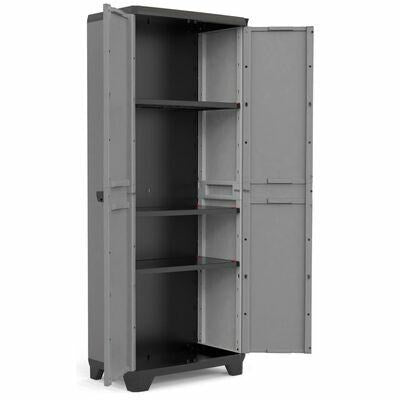 KETER Tool Cabinet with Shelves 410 mm x 235 mm x 1020 mm Model 246904