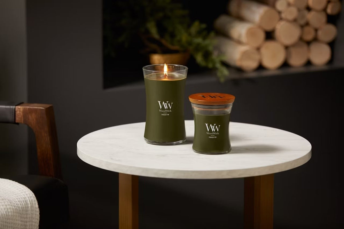 WoodWick Scented Candle Medium 275 g Indoor Green Fraser FIR 2674129E
