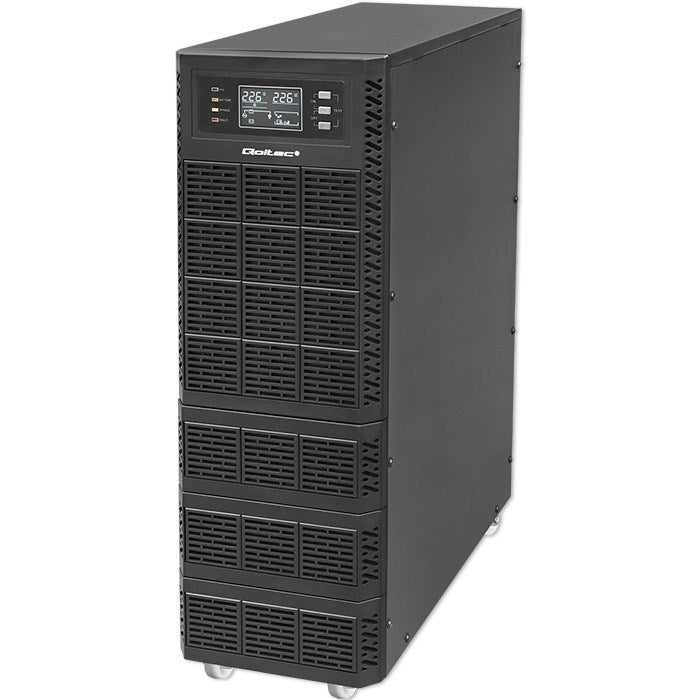 Qoltec Uninterruptible Power Supply (UPS) 6kVA 6000W Power Factor 1.0 LCD EPO USB Online