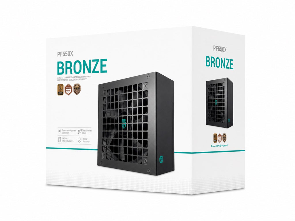 DEEPCOOL PF650X PC Power Supply Black 650W