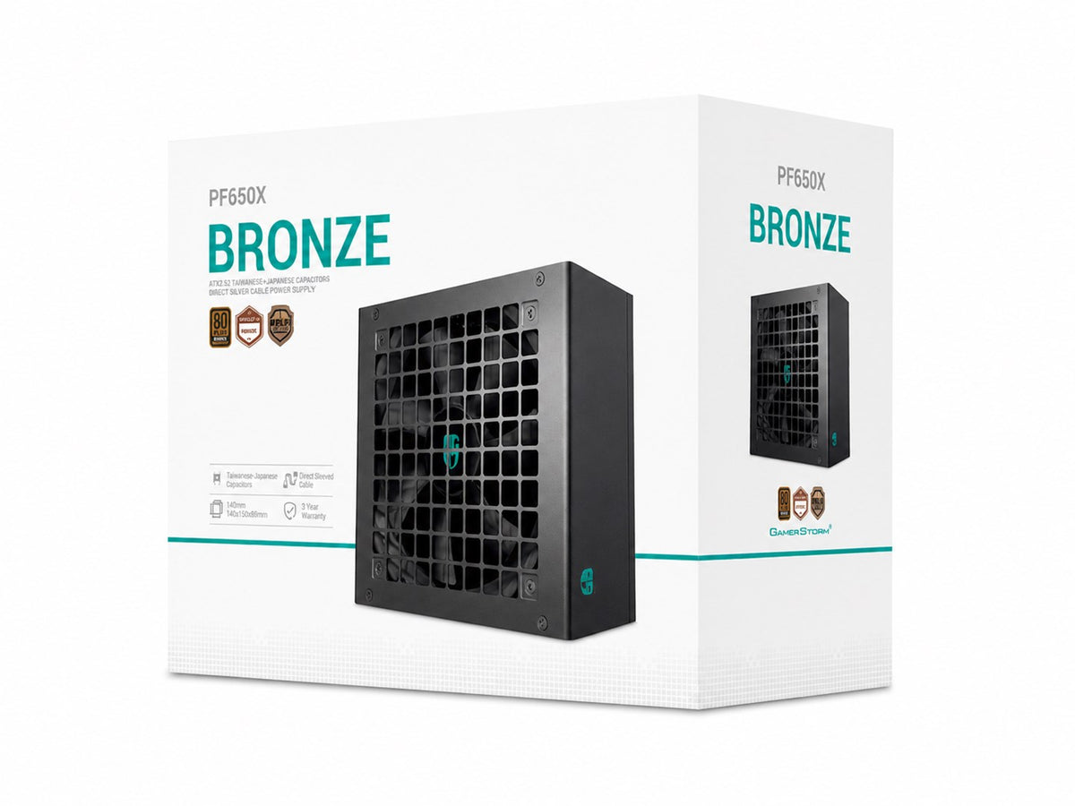 DEEPCOOL PF650X PC Power Supply Black 650W
