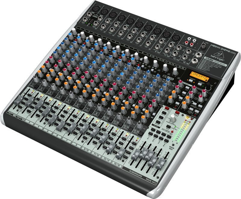 Premium 24-Channel Mixer with 10 XENYX Mic Preamps and Studio-Grade Compressors 24-Kanal-4/2-Bus-Mixer