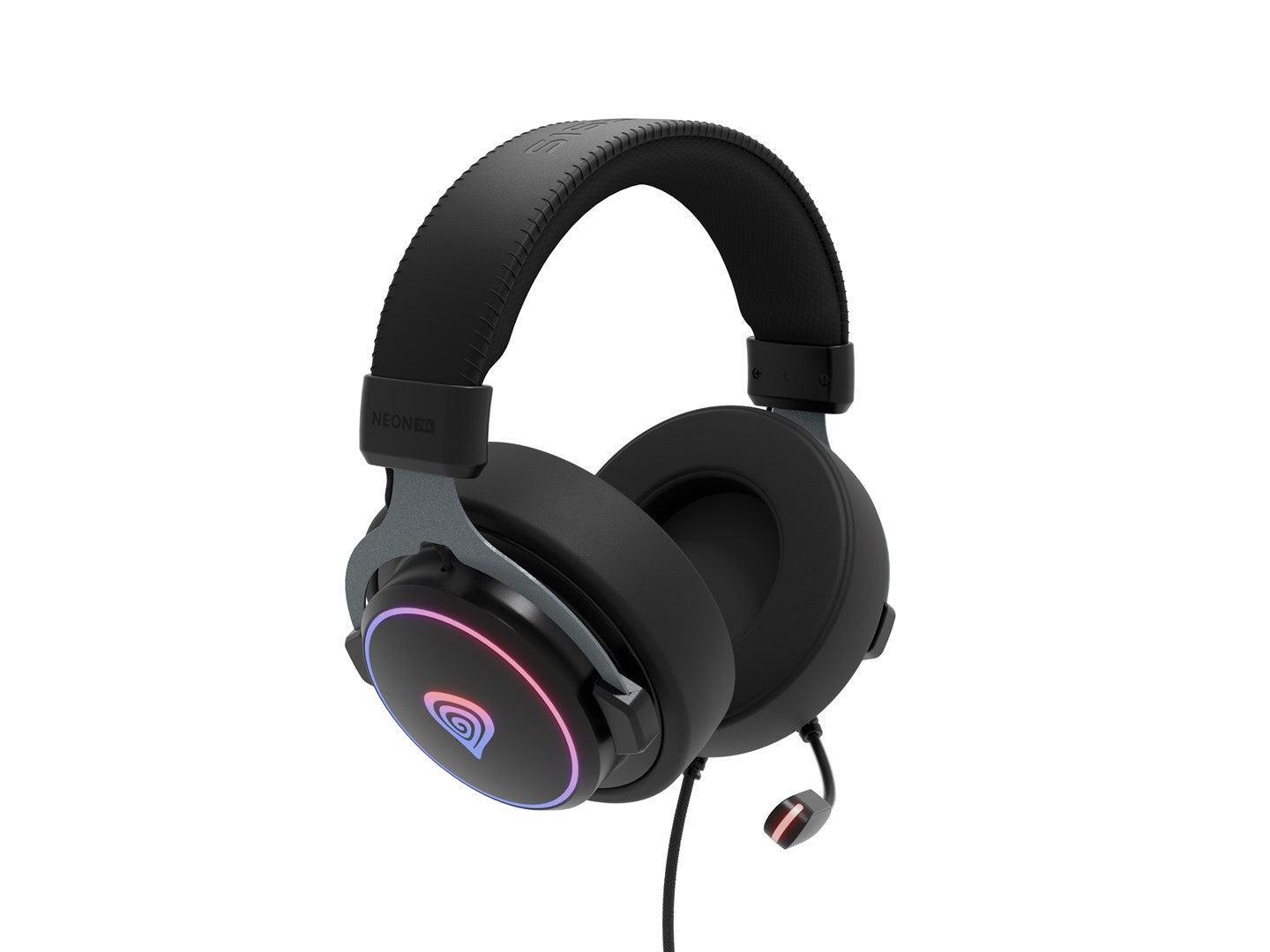 GENESIS NSG-2169 headphones/headset Wired Head-band Gaming USB Type-A Black