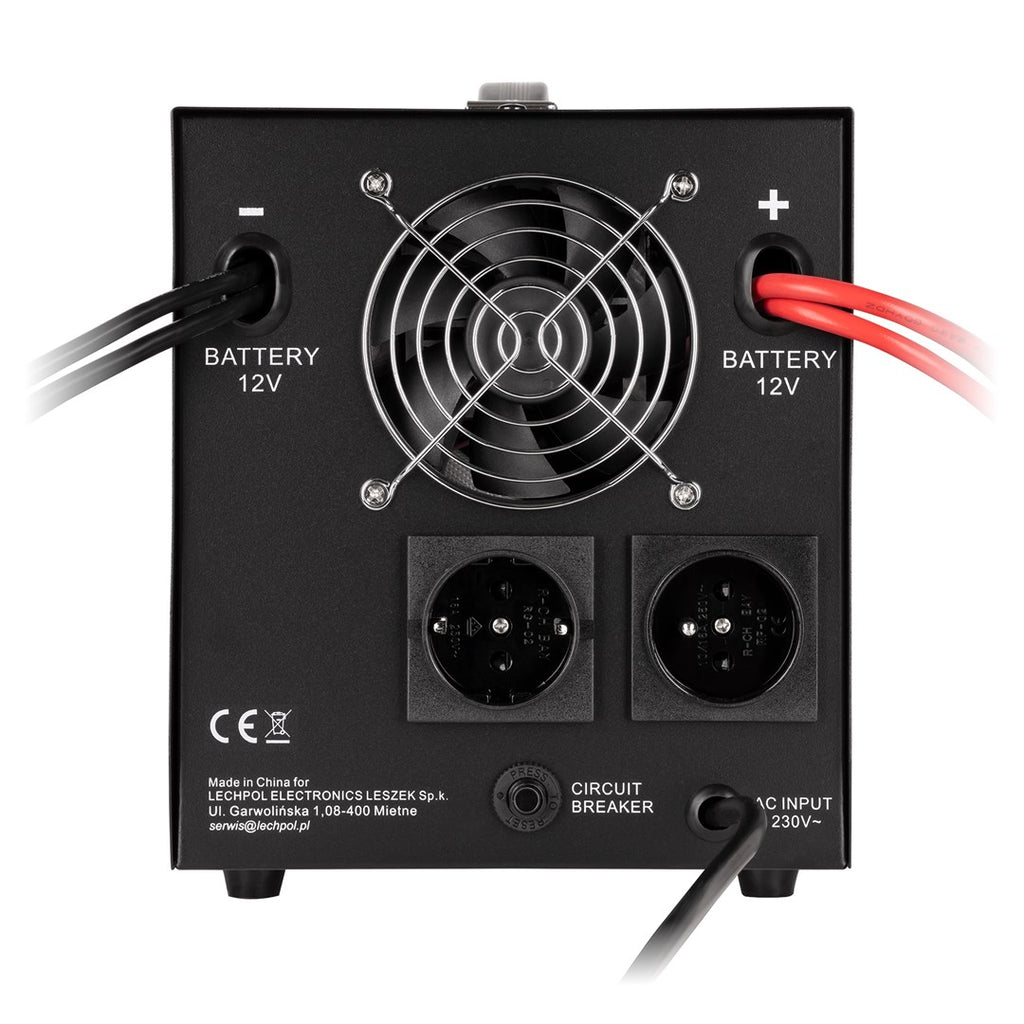 Rebel UPS Power Supply Pure Sine Wave 1500VA 1050W 12V Model RB-4029