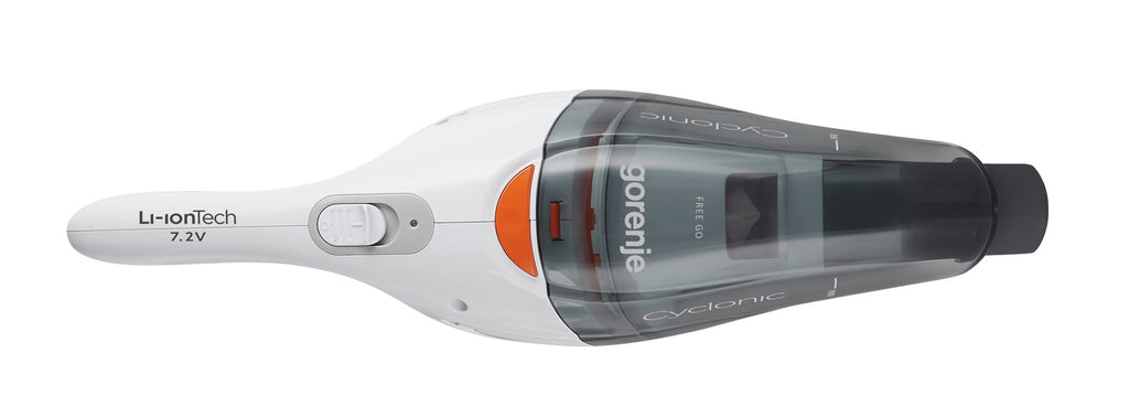 Gorenje MVC72FW handheld vacuum Black  White Bagless