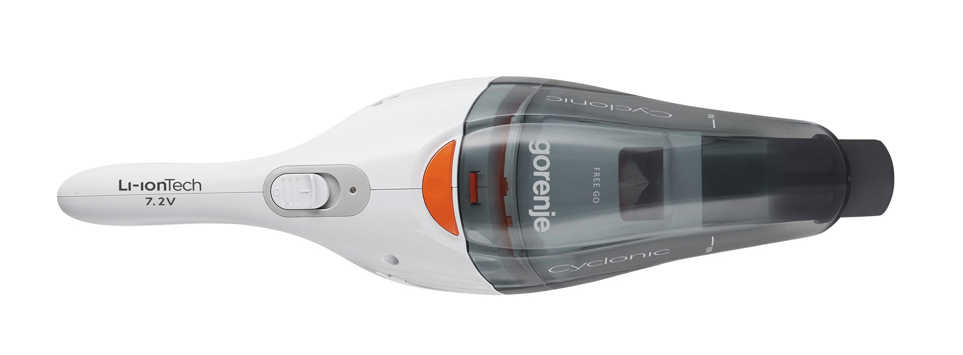 Gorenje MVC72FW handheld vacuum Black  White Bagless