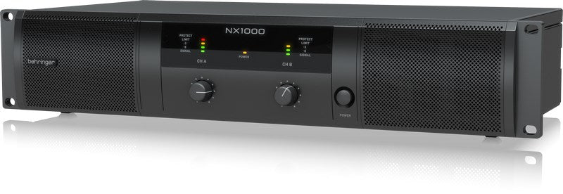 Behringer NX1000 Audio Amplifier - 2 x 500 Watts Power Amplifier