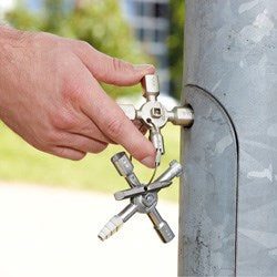 KNIPEX Utility Key Stainless Steel 160 g 1101