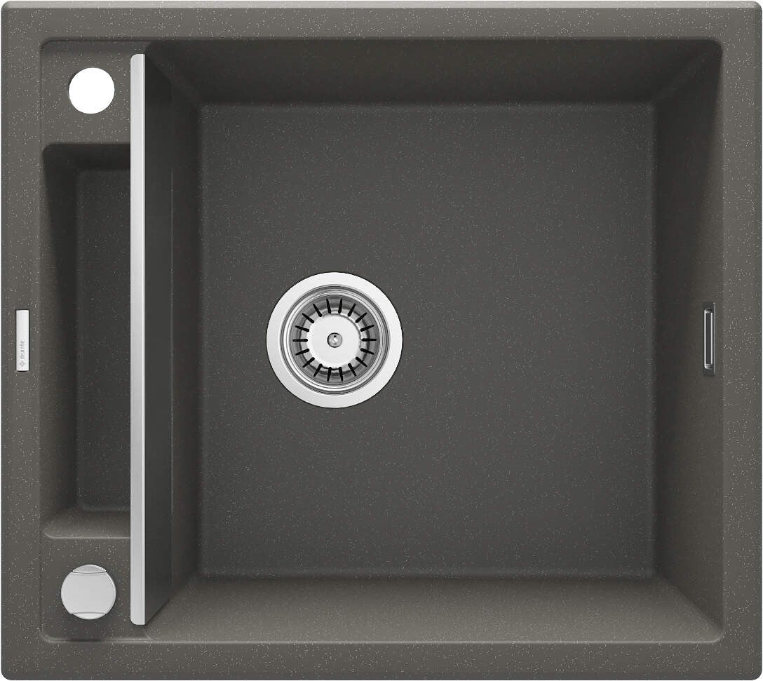 Deante Granite Sink 1-Bowl 56x50 cm Anthracite ZRMT103