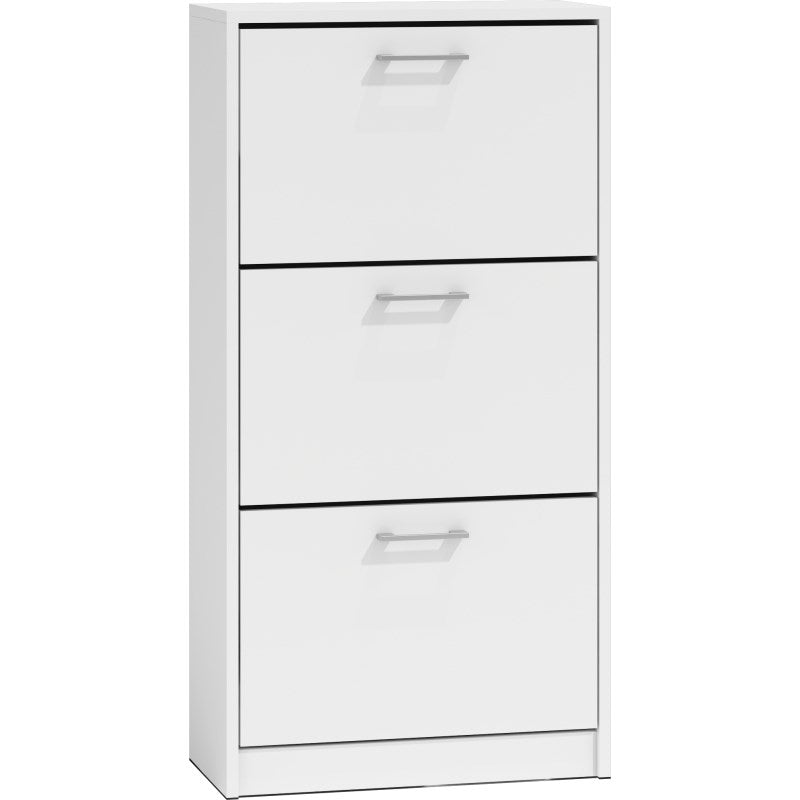 Topeshop PAULA BIEL Shoe Organizer Closed White 4-Tier