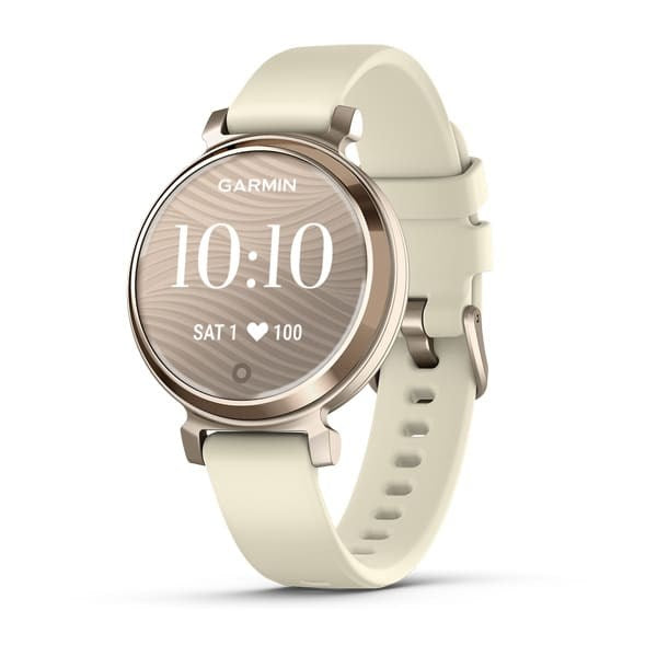 Garmin Lily 2 - Cream Gold - Smartwatch - Silicone Band - 110-175 mm Wrist Size - Bluetooth - 24.4 g (010-02839-00)