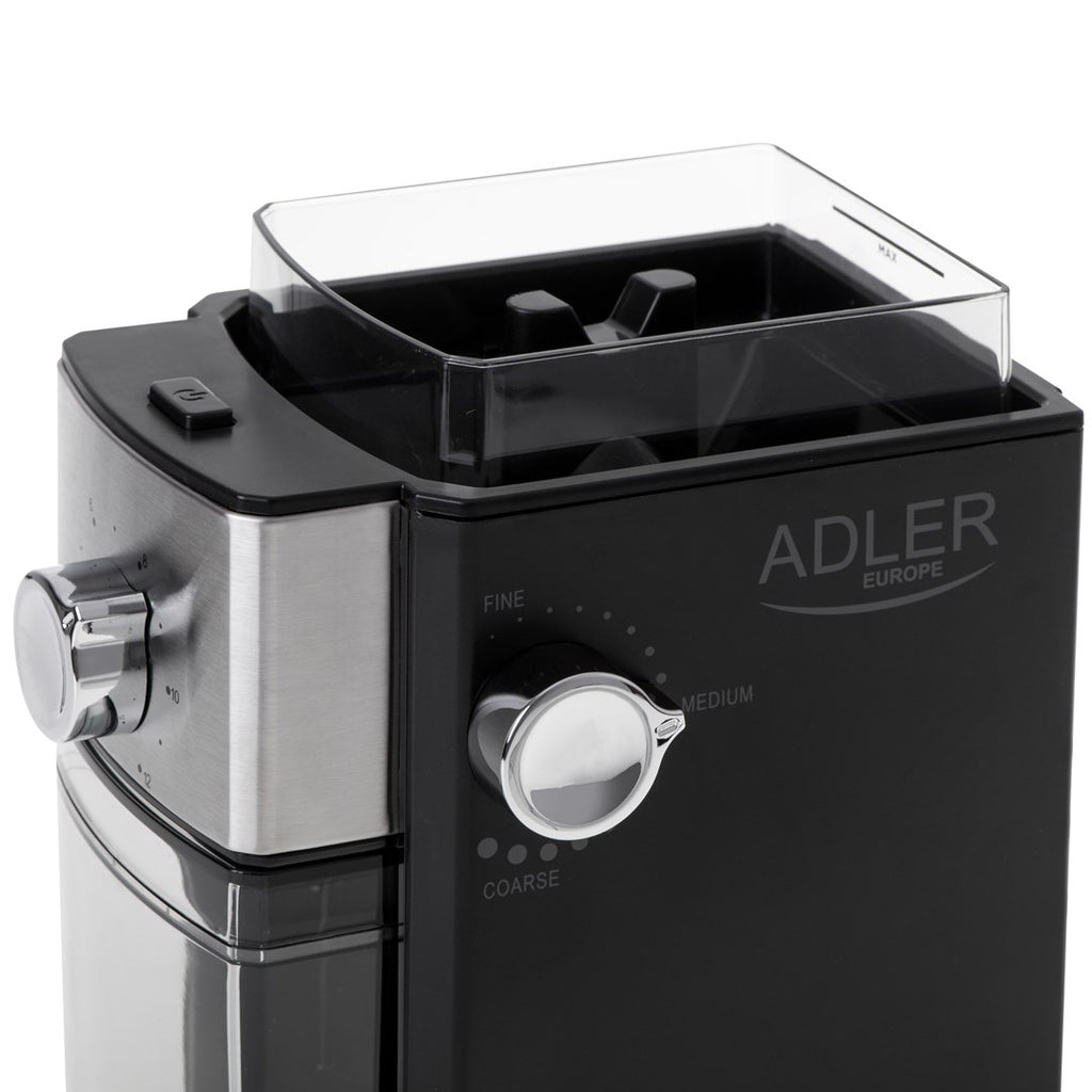 Adler AD 4448 Burr Coffee Grinder - 300 W - Black