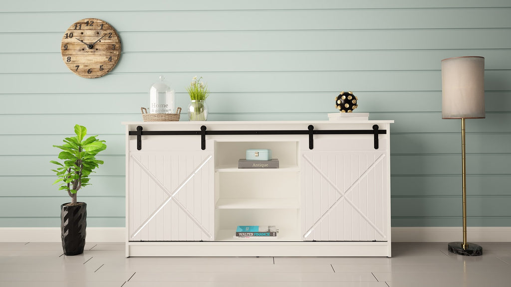 GRANERO Chest of Drawers 160x80x35 cm White Gloss