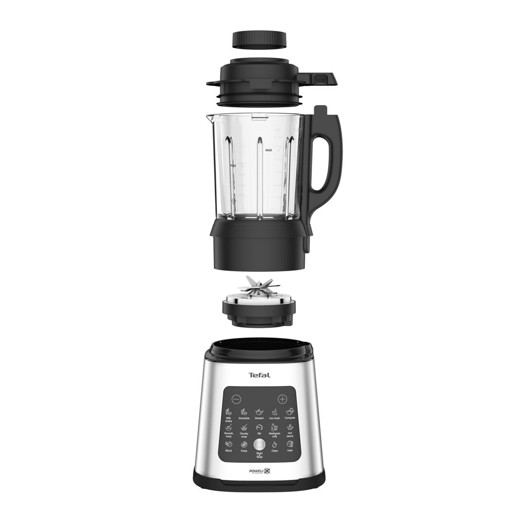 Tefal Perfectmix Cook BL83SD 1.75 L Tabletop blender 1400 W Black  Stainless steel