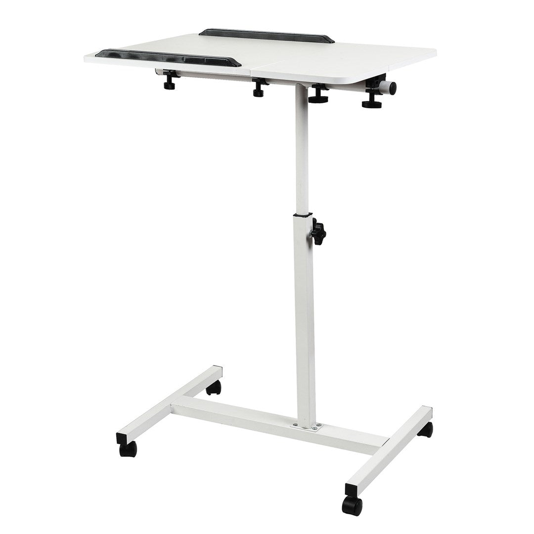 Maclean Mobile Desk/Laptop Stand White Height Adjustable 59-89 cm Max 30 kg MC-121 W