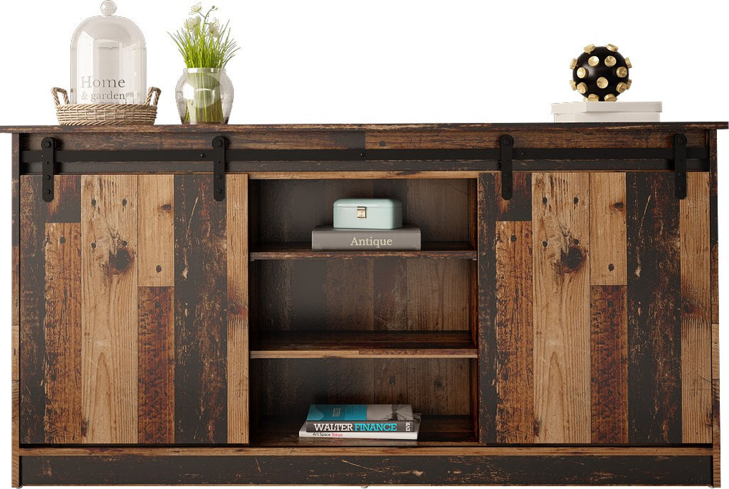 GRANERO Chest of Drawers 160x80x35 Old Wood