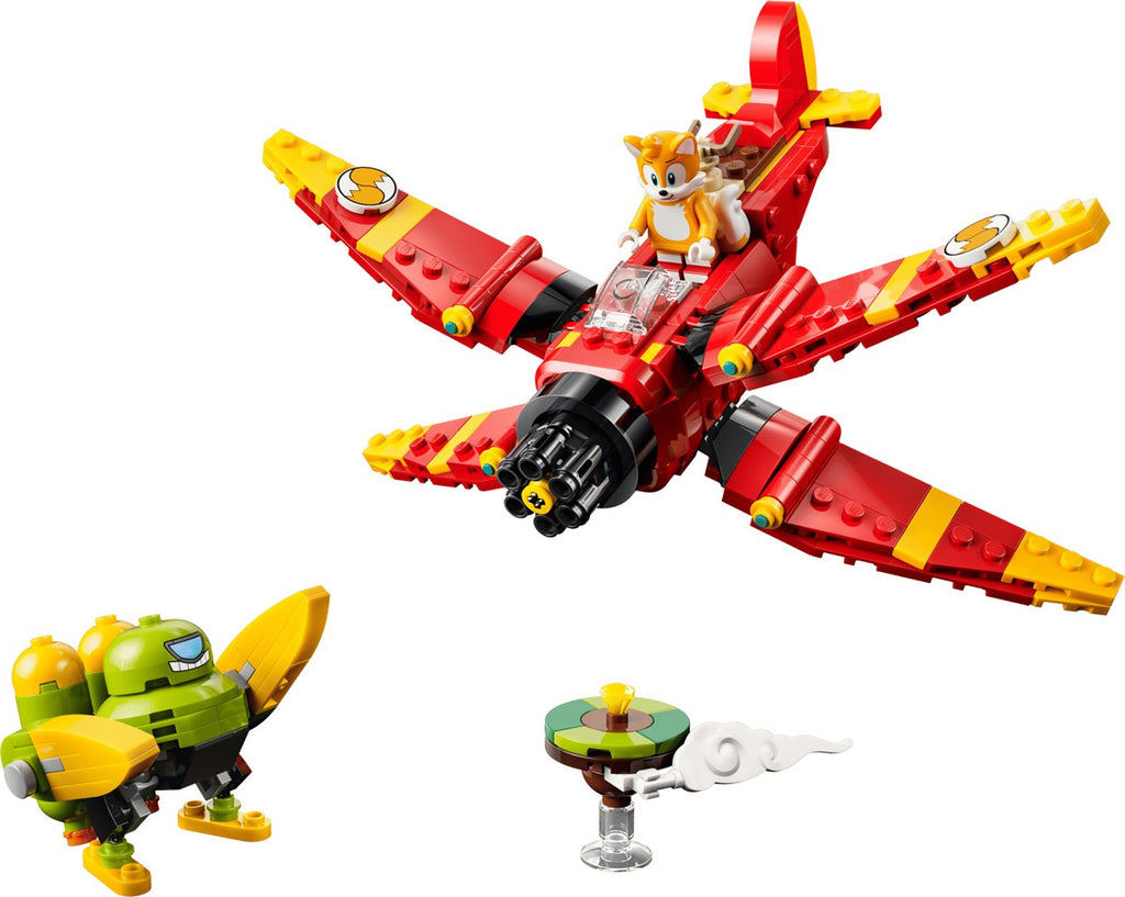 Lego SONIC THE HEDGEHOG 77119 Tails and Tornado-1 Building Blocks, 310 Pieces, Ages 8+