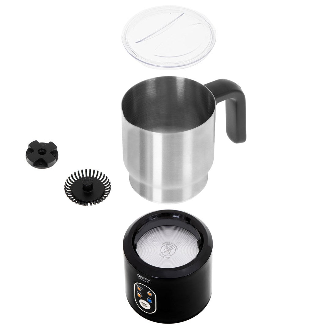 CAMRY CR 4498 Automatic Milk Frother in Black and Silver