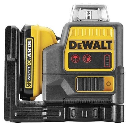 DeWalt Laser Level 10.8V Li-Ion ±4° Accuracy ±0.3 mm/m DCE0811D1R-QW