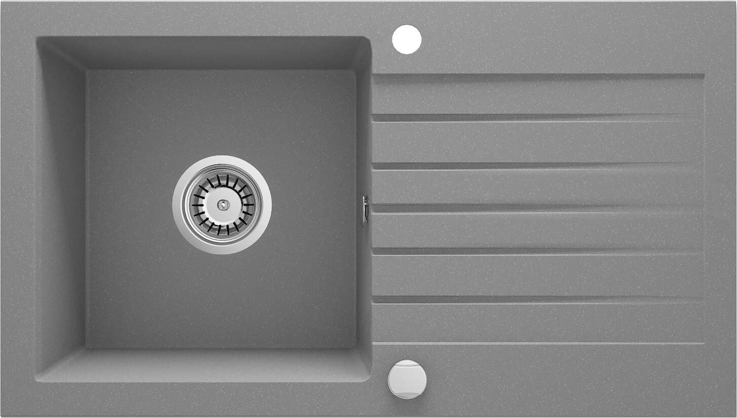 Deante Granite Kitchen Sink 76x44 cm 1-Bowl Zorba ZQZ S113
