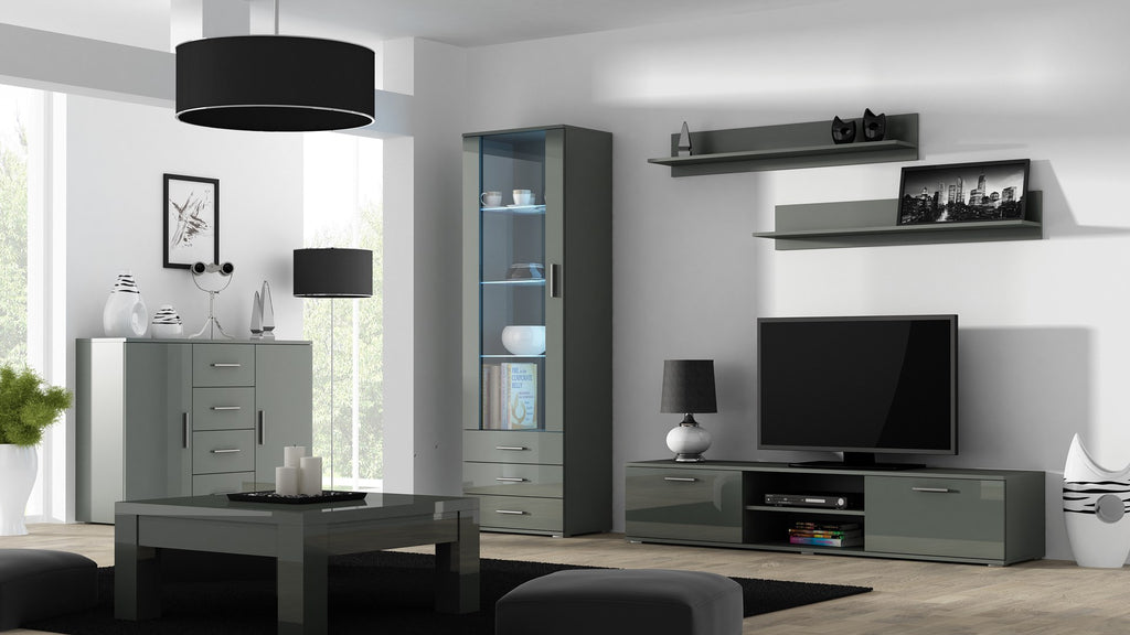 Cama Set of Two Shelves 125 cm SOHO Grey Matte