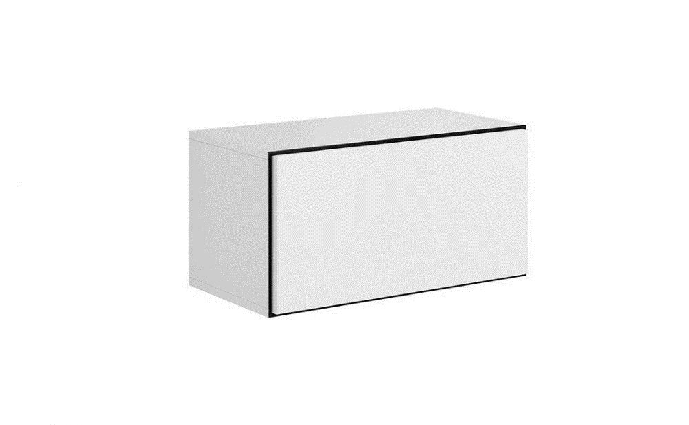 Full Storage Cabinet ROCO RO3 75x37x39 cm White/Black/White