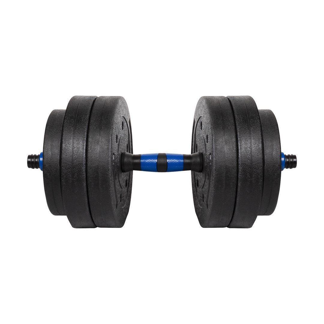 REBEL ACTIVE Adjustable Bituminous Dumbbell with Connector 1x20kg