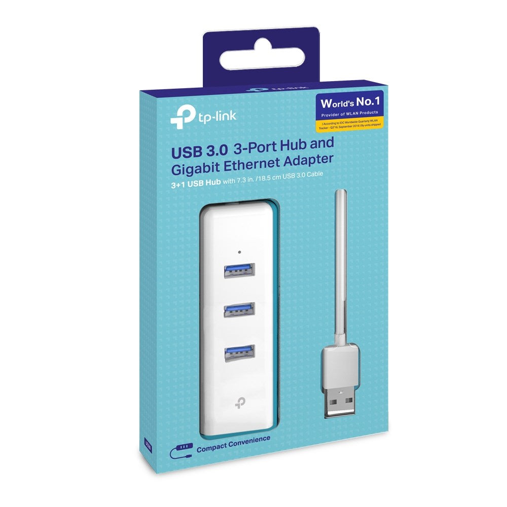TP-Link UE330 - Network Adapter - USB 3.0 - Gigabit Ethernet - UE330