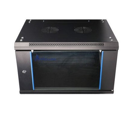 Extralink Rackmount Cabinet 6U 600x600 Black Wall Mounted