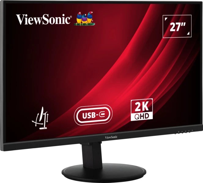 VIEWSONIC VG2709-2K-MHDU-2 27" Quad HD Monitor 2560 x 1440 Windows, Linux