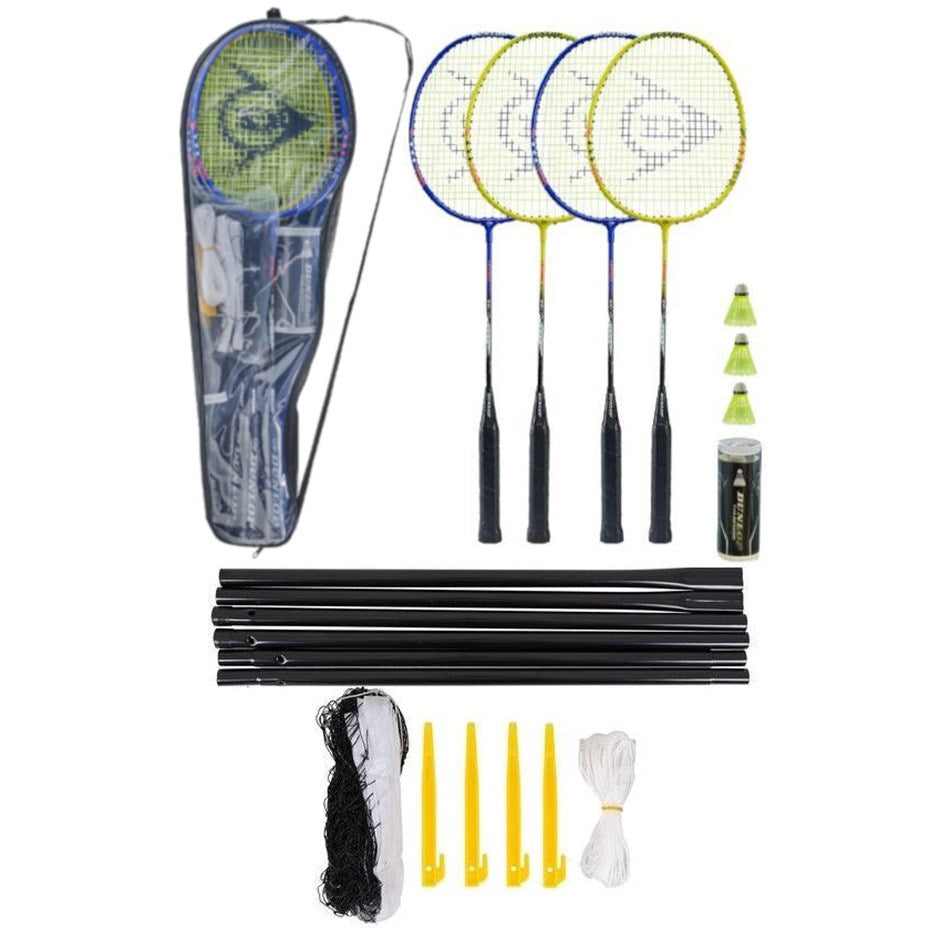 Dunlop Badminton Set 913015340 - 1250 g, 700 mm x 230 mm x 90 mm