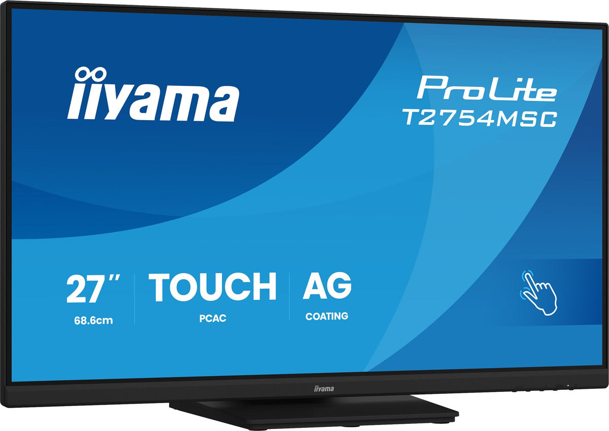 IIYAMA ProLite T2754MSC-B2AG 27-inch Full HD Touchscreen Monitor - 1920 x 1080 Resolution