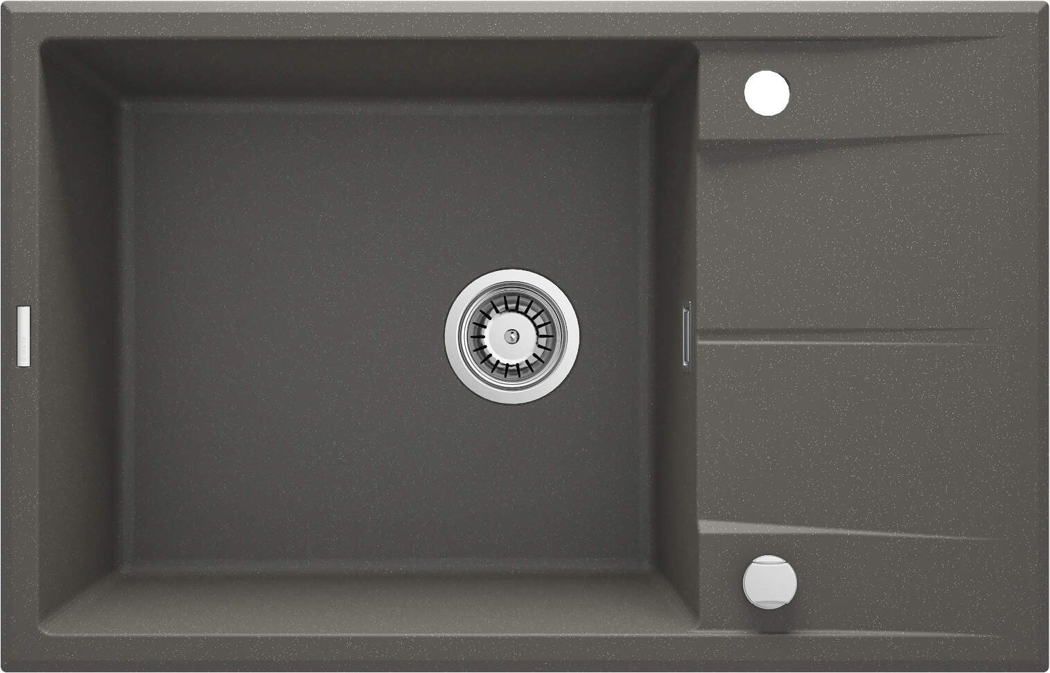 1-bowl granite sink with drainer
