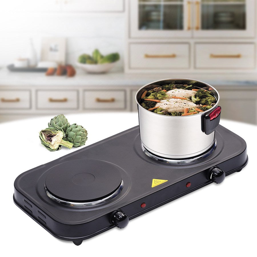 Two-Burner Electric Stove 2000W MR-771-2 MAESTRO