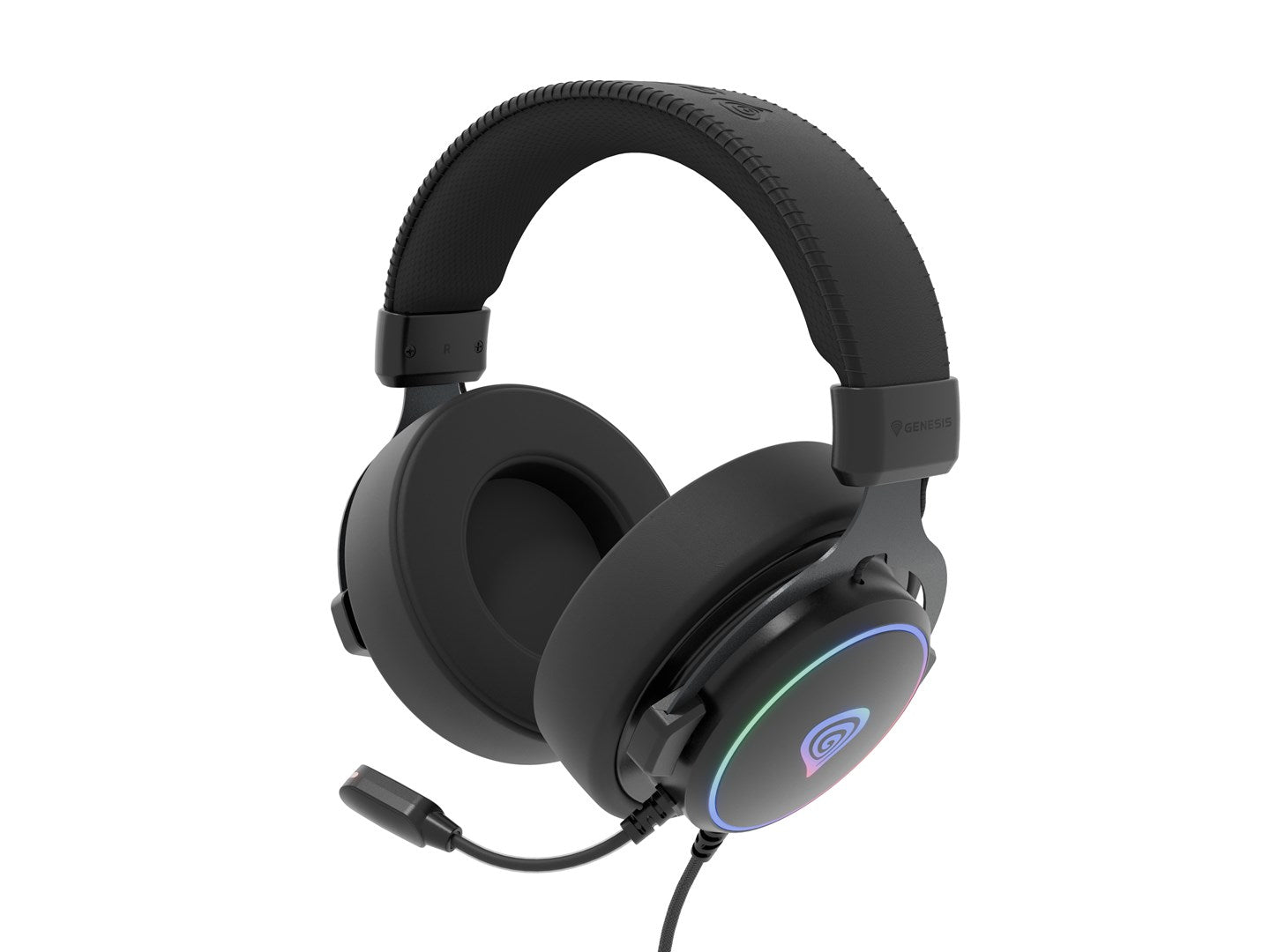 GENESIS NSG-2169 headphones/headset Wired Head-band Gaming USB Type-A Black