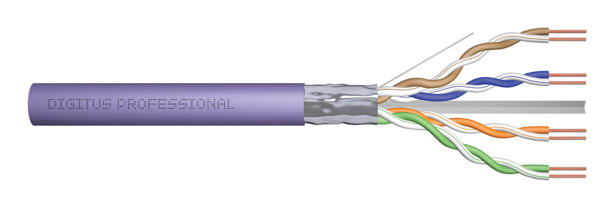 DIGITUS Cat.6 F/UTP Installation Cable 100 m Simplex B2ca
