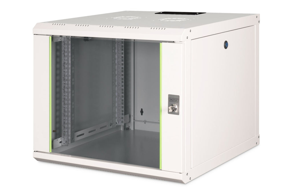 DIGITUS Wall Mounting Cabinet Unique Series, 9U, 600x600 mm, Grey, DN-19 09U-6/6