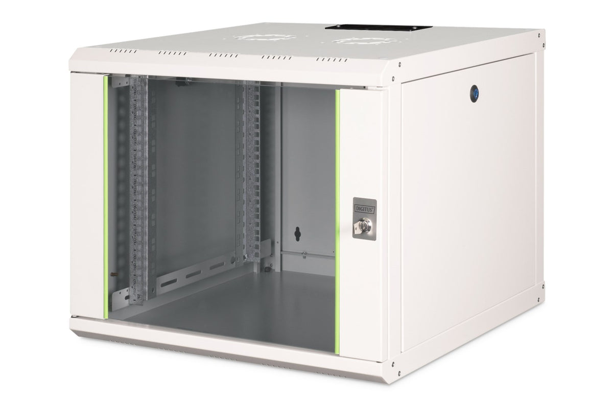 DIGITUS Wall Mounting Cabinet Unique Series, 9U, 600x600 mm, Grey, DN-19 09U-6/6