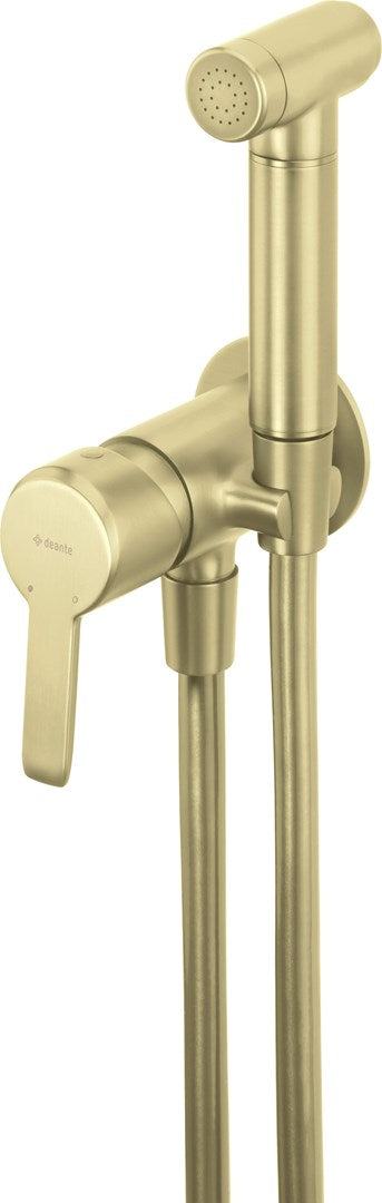 Arnika Concealed Bidet Mixer Brushed Gold Bidetta Receiver BQA R34M