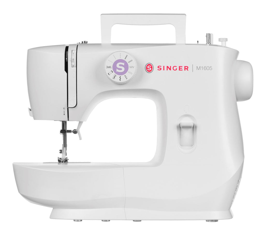 Singer M1605 Sewing Machine - 6-Stitch - Free Arm - White (230212102)