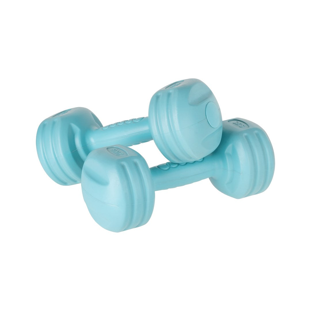 REBEL ACTIVE Bitumen Dumbbell Set 20 kg (2x1kg + 2x2kg + 2x3kg + 2x4kg)