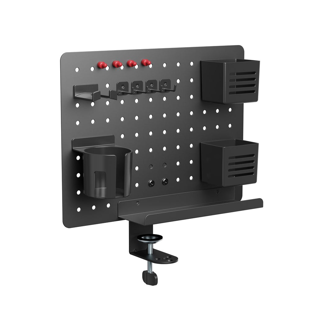 Activejet APB-002B Desk Organizer, Rotating Perforated Board, Matt Black | Model: APB-002B