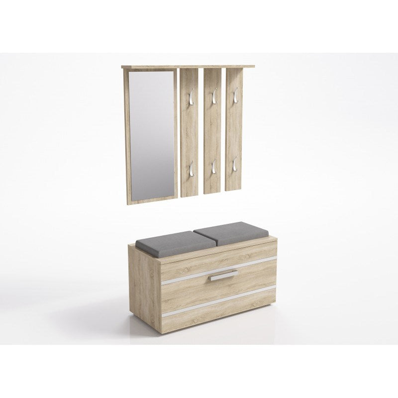 Topeshop GAR OPAL SONOMA Entryway Cabinet, Oak, 85x45x35cm