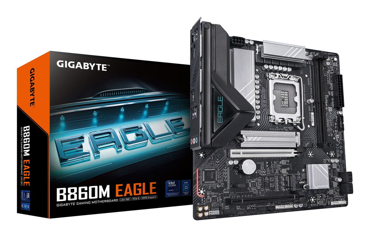GIGABYTE Motherboard B860M EAGLE LGA 1851 Intel B860 Chipset 128GB DDR5